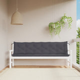 vidaXL Garden Bench Cushions 2 pcs 100x50x7 cm oxford fabric anthracite