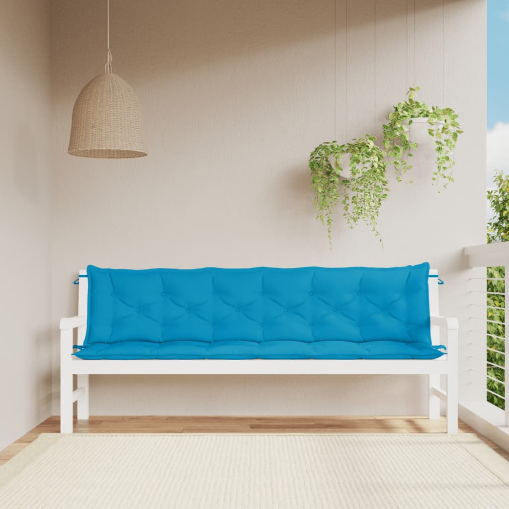 vidaXL Garden Bench Cushions 2 pcs 100x50x7 cm oxford fabric anthracite