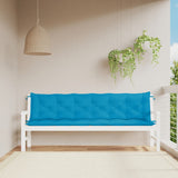 vidaXL Garden Bench Cushions 2 pcs 100x50x7 cm oxford fabric anthracite