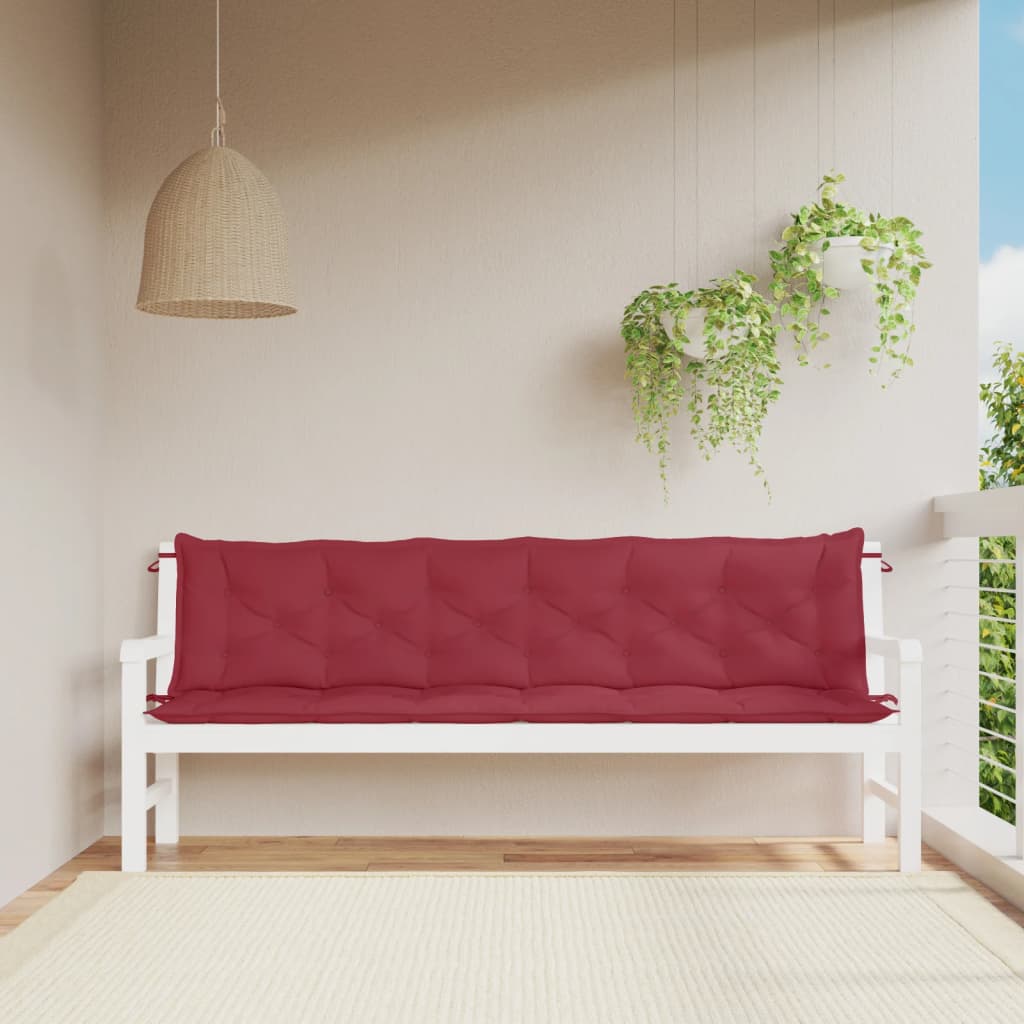 vidaXL Garden Bench Cushions 2 pcs 100x50x7 cm oxford fabric anthracite
