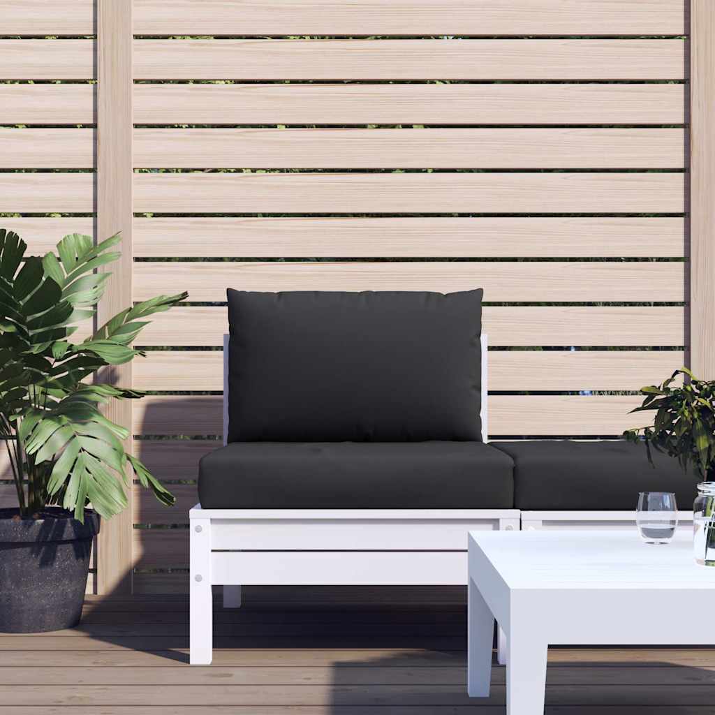vidaXL Palletkussens 2 st stof antraciet