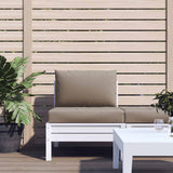 vidaXL Palletkussens 2 st stof antraciet