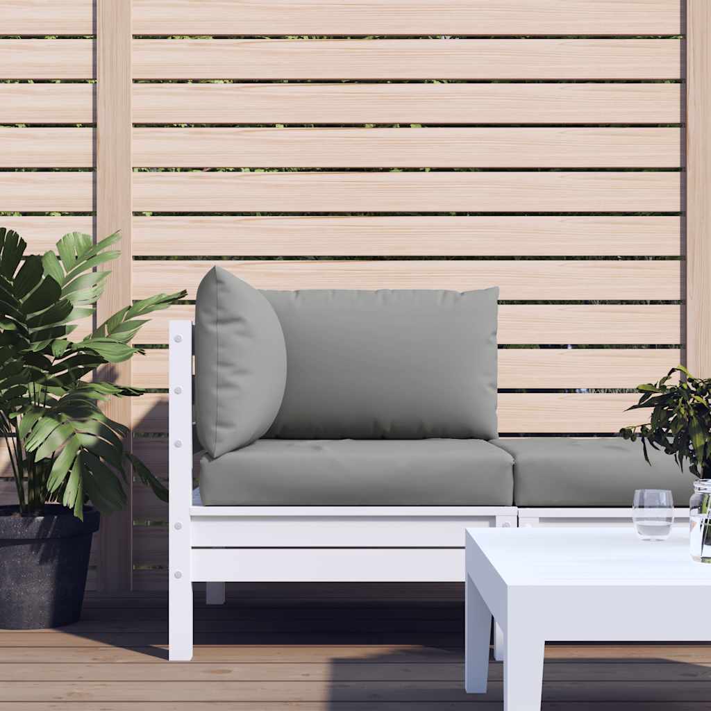 vidaXL Palletkussens 2 st stof antraciet