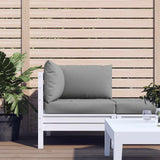 vidaXL Palletkussens 2 st stof antraciet