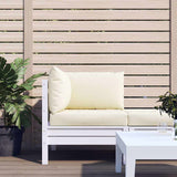 vidaXL Palletkussens 2 st stof antraciet