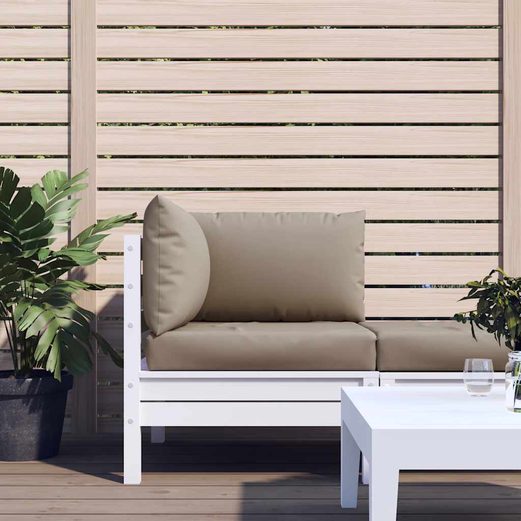 vidaXL Palletkussens 2 st stof antraciet