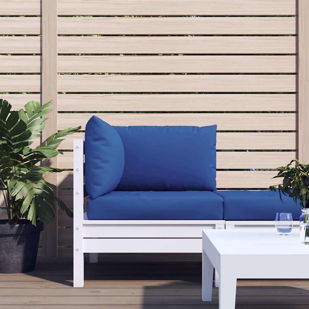 vidaXL Palletkussens 2 st stof antraciet
