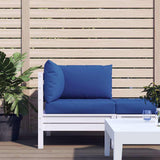 vidaXL Palletkussens 2 st stof antraciet