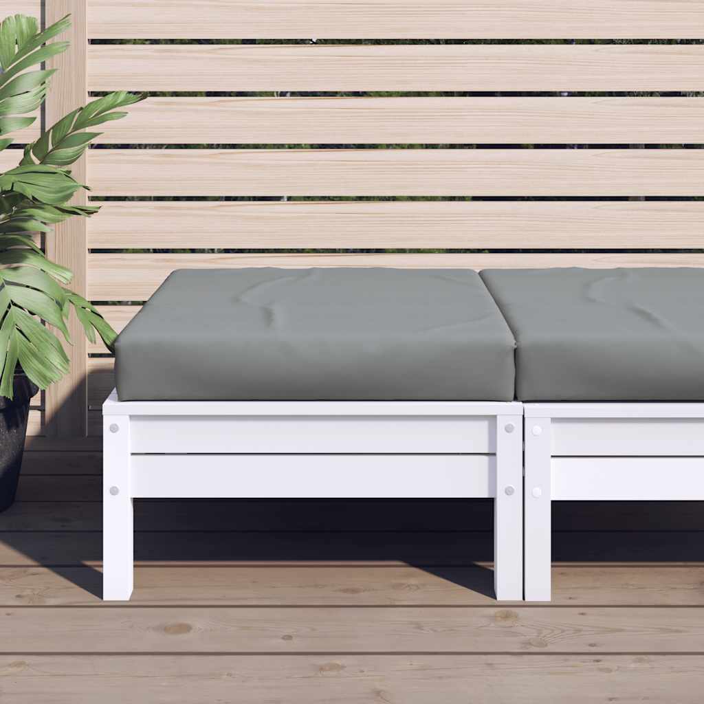 vidaXL Palletkussens 2 st stof antraciet