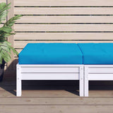 vidaXL Palletkussens 2 st stof antraciet