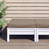 vidaXL Palletkussens 2 st stof antraciet