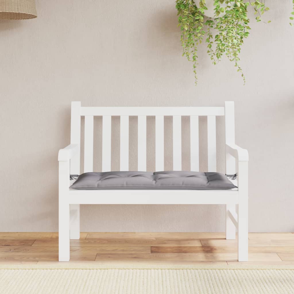 vidaXL Tuinbankkussen 110x50x7 cm oxford stof antracietkleurig