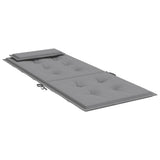 vidaXL Stoelkussens 2 st hoge rug oxford stof antracietkleurig