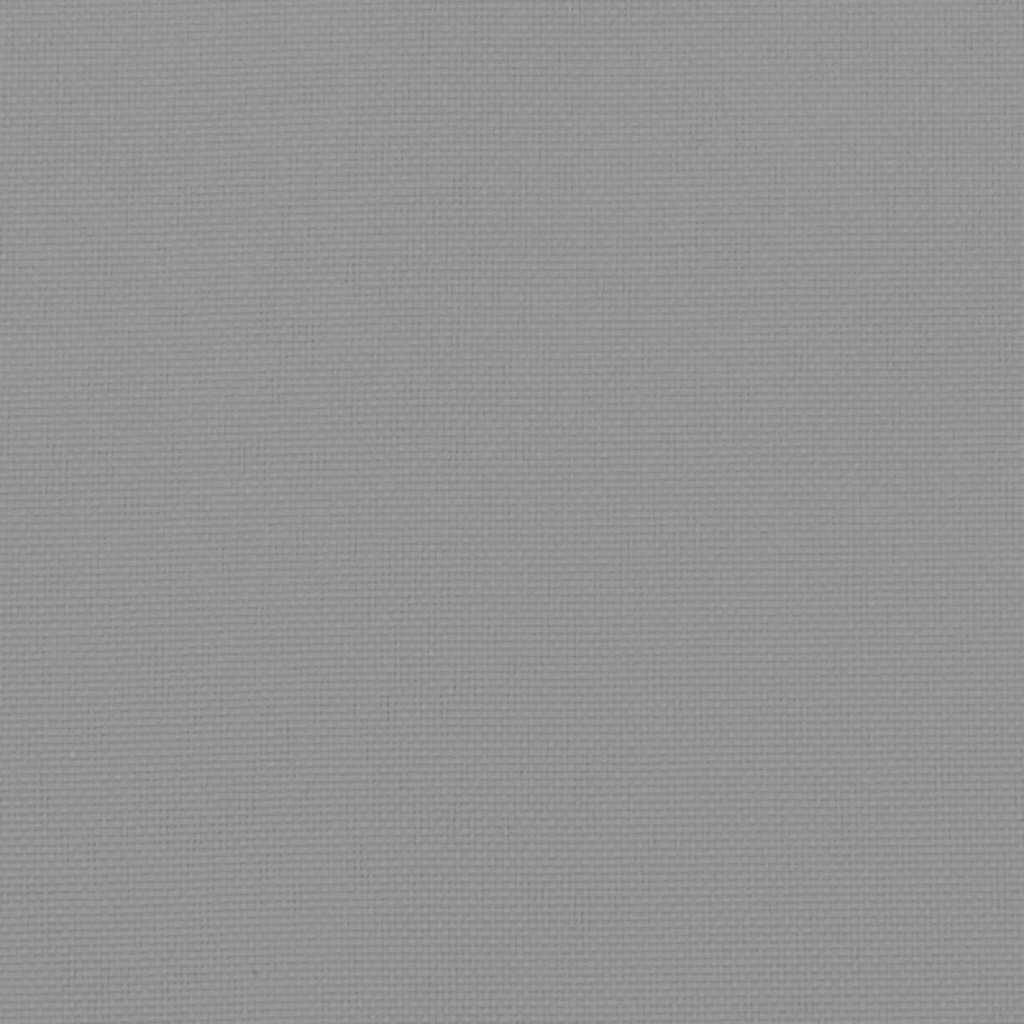 vidaXL Stoelkussens 2 st hoge rug oxford stof antracietkleurig