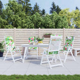 vidaXL Stoelkussens 2 st hoge rug oxford stof antracietkleurig