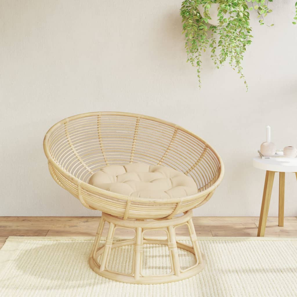 vidaXL Zitkussen rond Ø 60 x11 cm oxford stof antracietkleurig