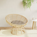 vidaXL Zitkussen rond Ø 60 x11 cm oxford stof antracietkleurig