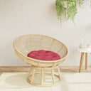 vidaXL Zitkussen rond Ø 60 x11 cm oxford stof antracietkleurig