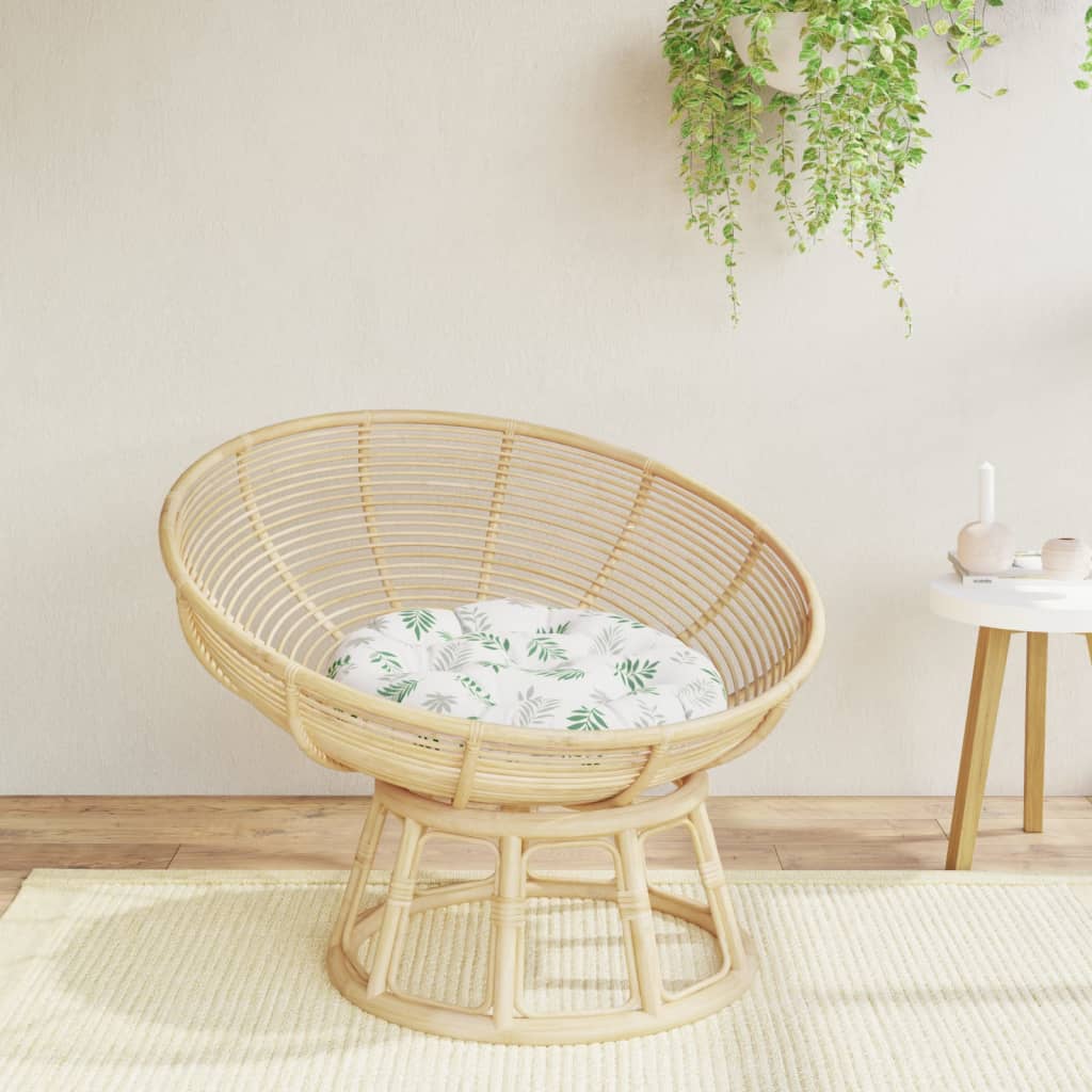 vidaXL Zitkussen rond Ø 60 x11 cm oxford stof antracietkleurig