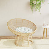 vidaXL Zitkussen rond Ø 60 x11 cm oxford stof antracietkleurig