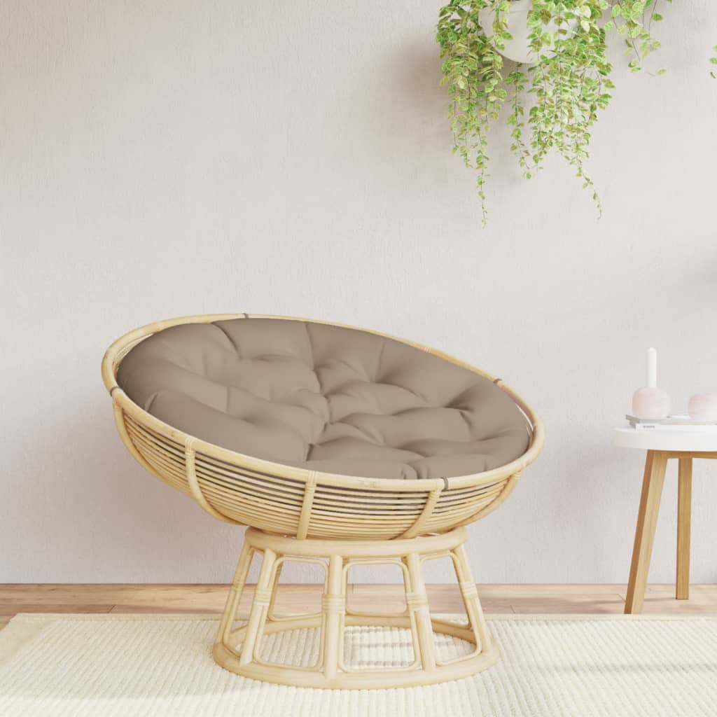 vidaXL Zitkussen rond Ø 60 x11 cm oxford stof antracietkleurig