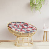 vidaXL Zitkussen rond Ø 60 x11 cm oxford stof antracietkleurig