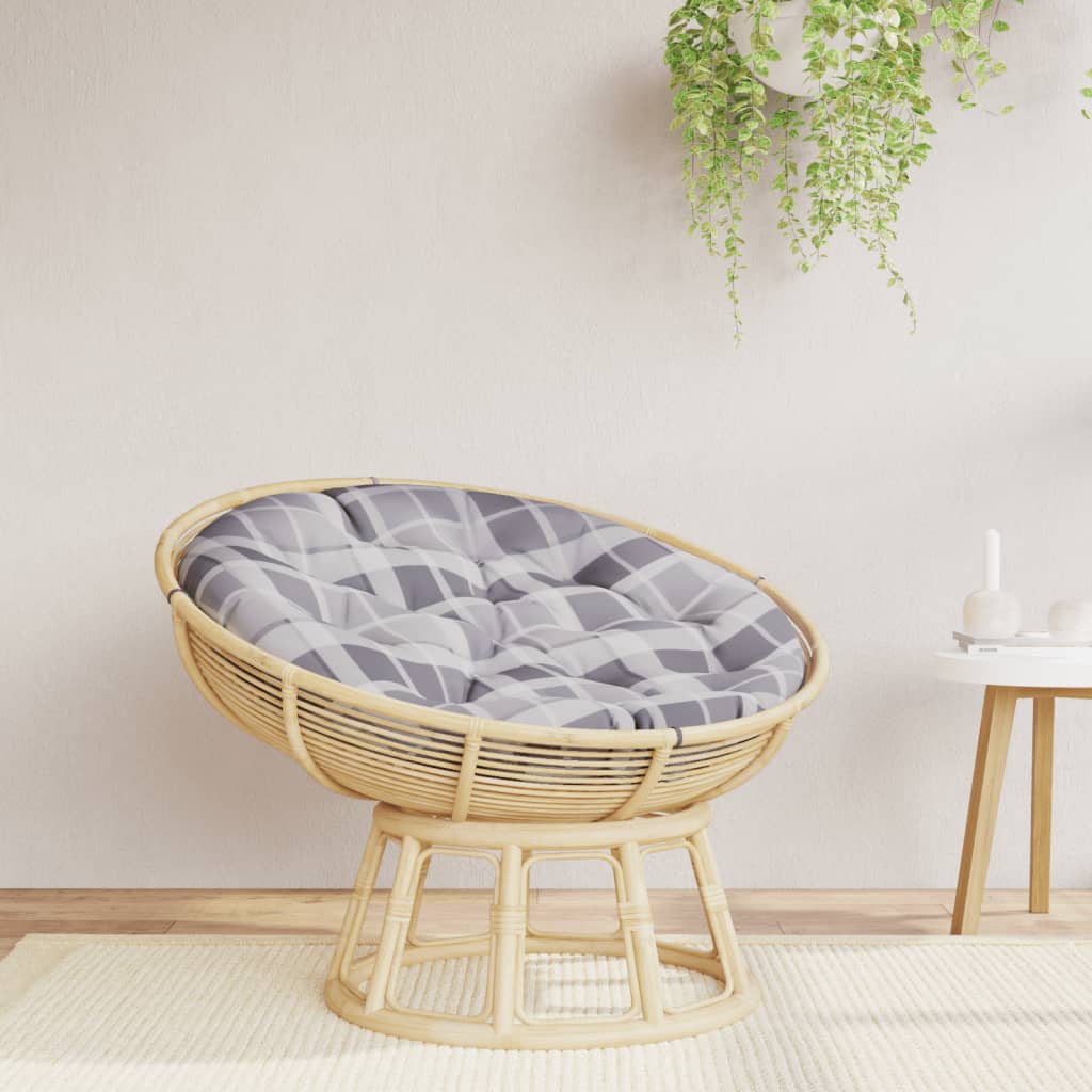 vidaXL Zitkussen rond Ø 60 x11 cm oxford stof antracietkleurig