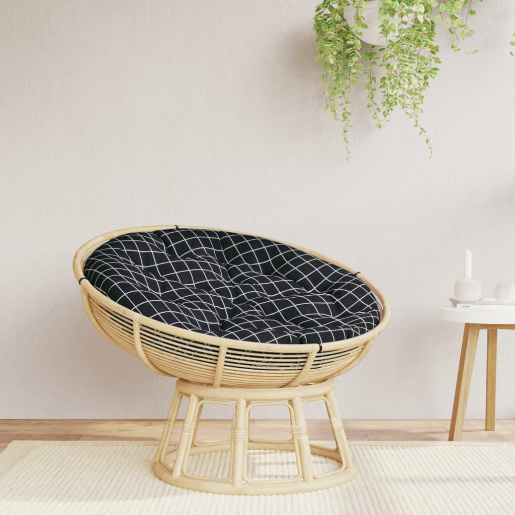 vidaXL Zitkussen rond Ø 60 x11 cm oxford stof antracietkleurig