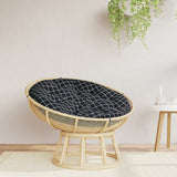 vidaXL Zitkussen rond Ø 60 x11 cm oxford stof antracietkleurig