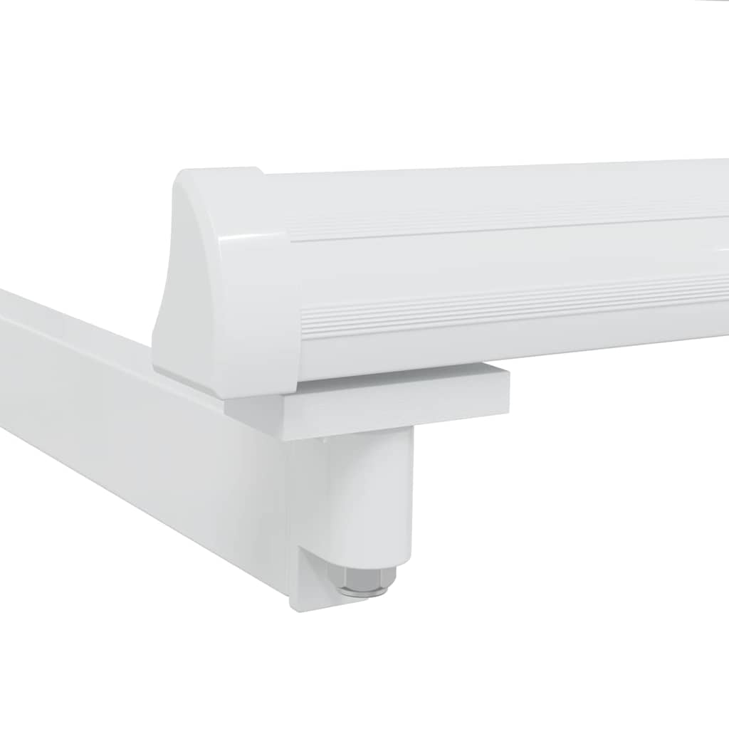 vidaXL Inklapbare Luifel Wit 500 × 300 cm Aluminium