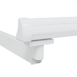 vidaXL Inklapbare Luifel Wit 500 × 300 cm Aluminium