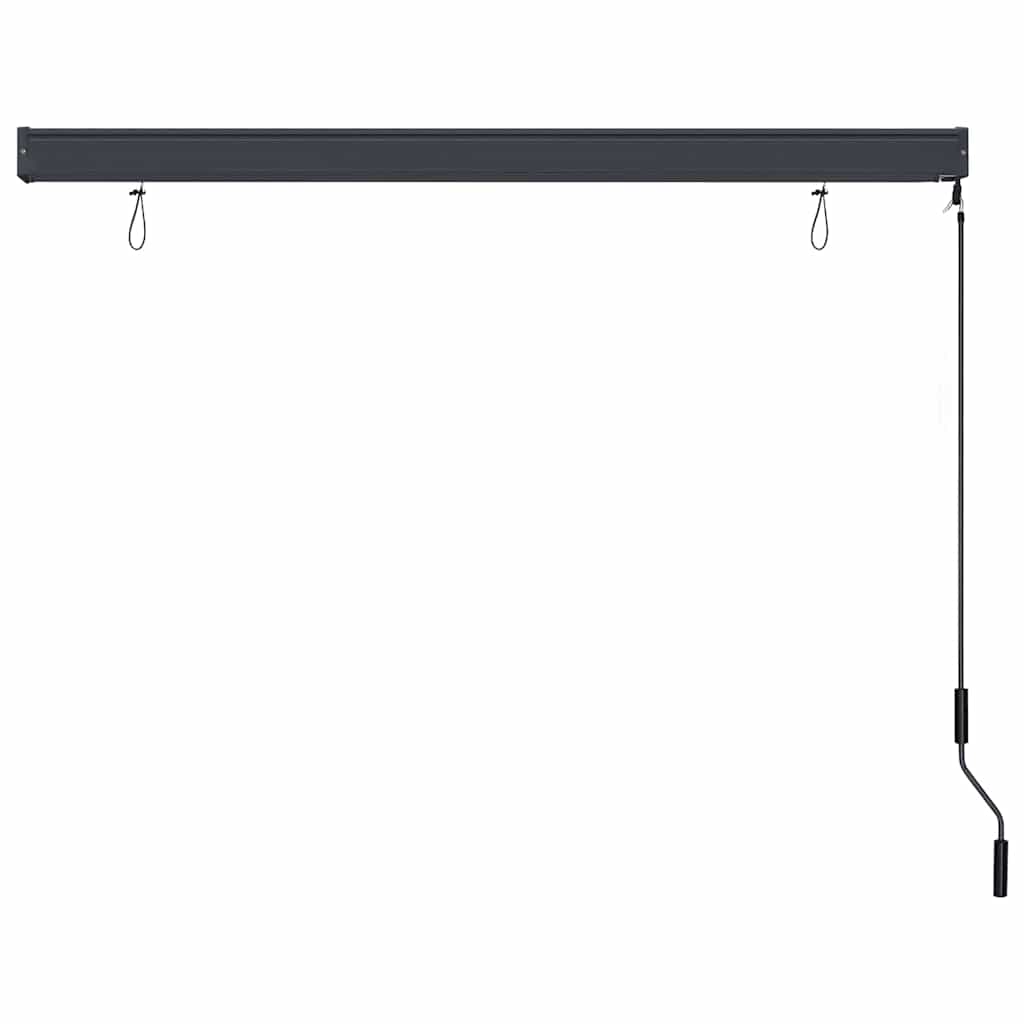 vidaXL Rolgordijn voor buiten 60x250 cm blauw en wit