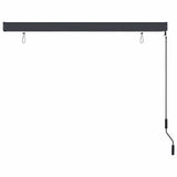 vidaXL Rolgordijn voor buiten 60x250 cm blauw en wit