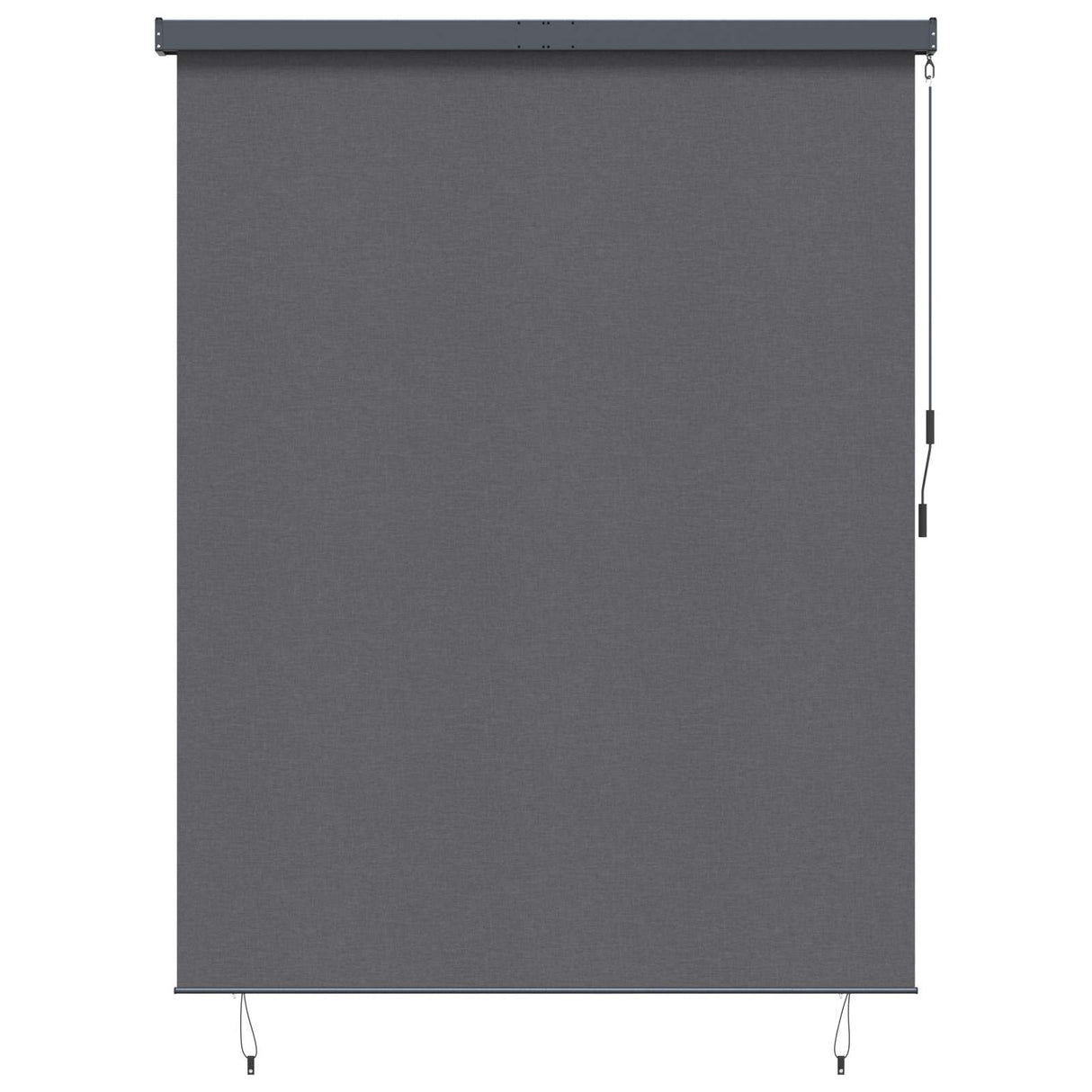 vidaXL Rolgordijn voor buiten 60x250 cm blauw en wit