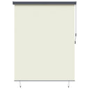 vidaXL Rolgordijn voor buiten 60x250 cm blauw en wit