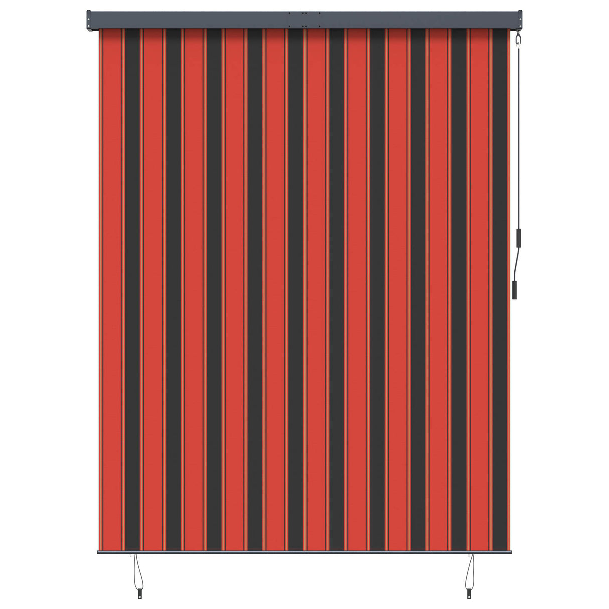 vidaXL Rolgordijn voor buiten 60x250 cm blauw en wit