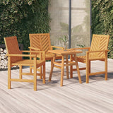 vidaXL Eetkamerstoel 6 pcs Naturel 62,5 x 59 x 89 cm