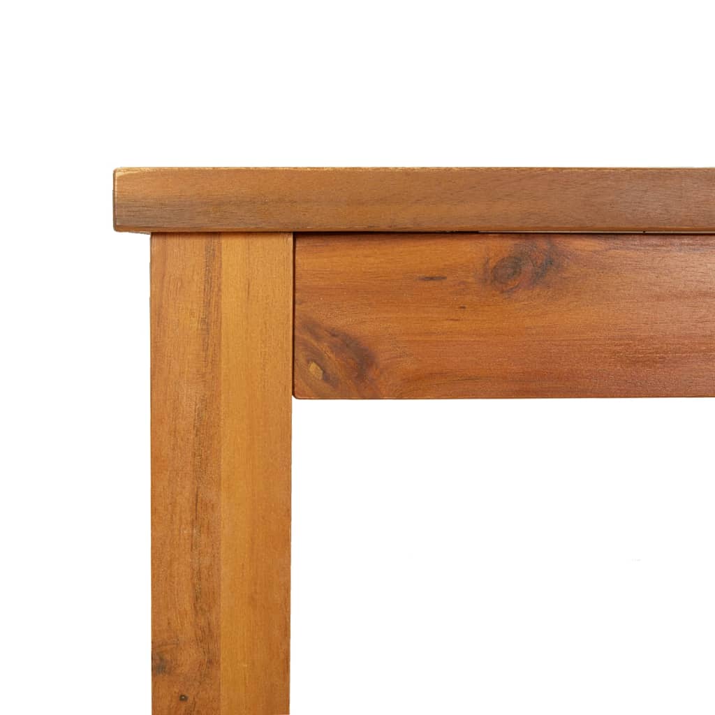 vidaXL Tuintafel 90x90x74 cm massief acaciahout