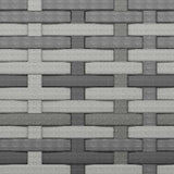 vidaXL Tuinbank 3-zits met kussens poly rattan bruin