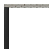 vidaXL 2-delige Tuinset met kussens poly rattan zwart