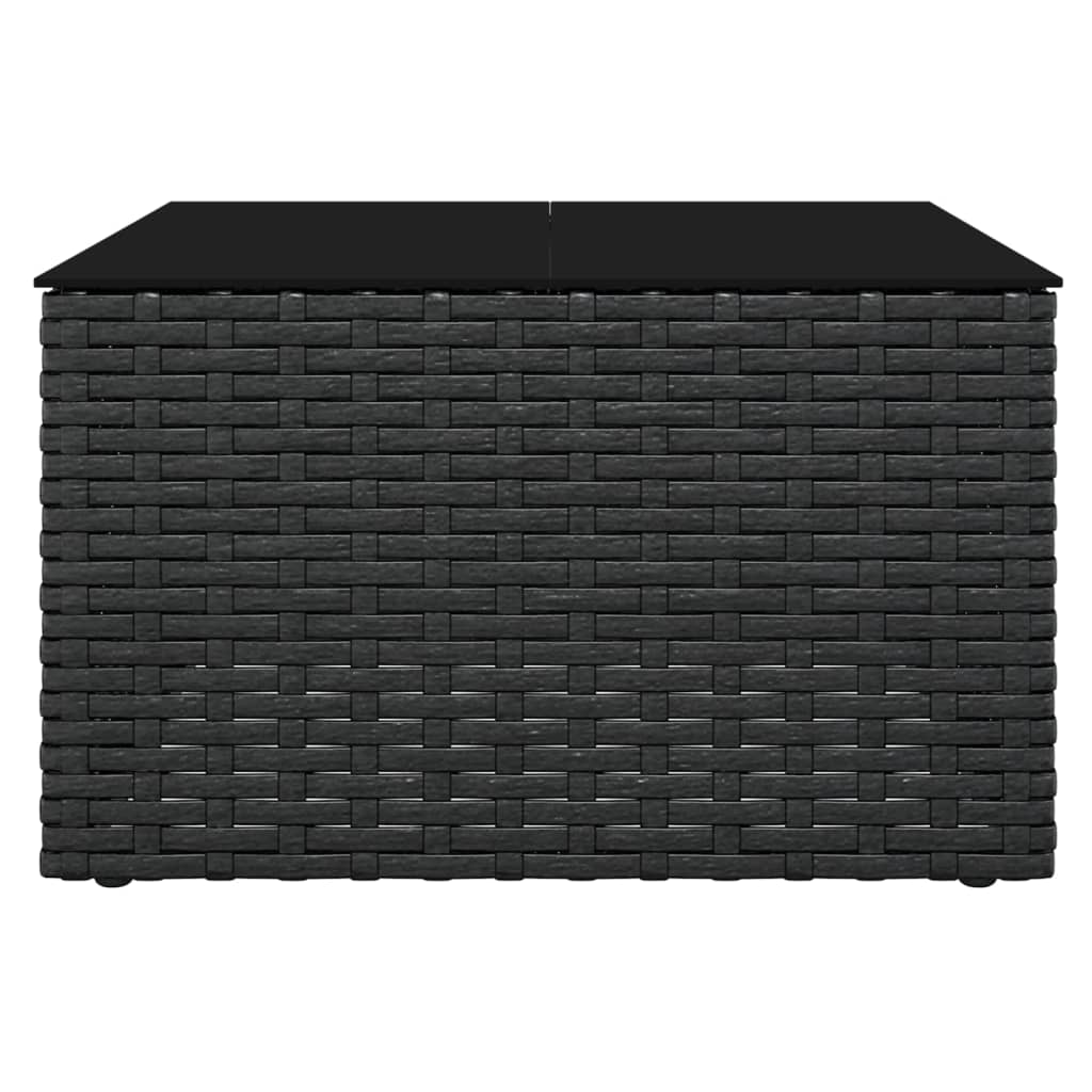 vidaXL 2-delige Loungeset met kussens poly rattan bruin