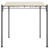 vidaXL Luifel 2x2,3 m 180 g/m² stof en staal crèmekleurig