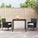 vidaXL Tuinstoelen met kussens 2 st bruin poly rattan (alleen VK/IE/FI/NO)