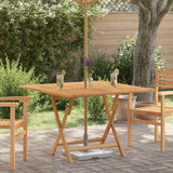 vidaXL Tuintafel inklapbaar 110x110x75 cm massief teakhout