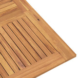 vidaXL Tuintafel inklapbaar 110x110x75 cm massief teakhout