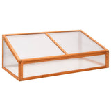 vidaXL Broeikas 110x56x39 cm vurenhout oranje