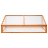 vidaXL Broeikas 110x56x39 cm vurenhout oranje