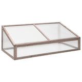 vidaXL Broeikas 110x56x39 cm vurenhout oranje