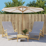 vidaXL Strandhanddoeken 4 st 400 g/m² 60x135 cm stof wit