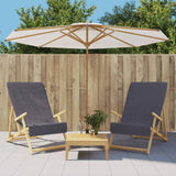 vidaXL Strandhanddoeken 4 st 400 g/m² 60x135 cm stof wit